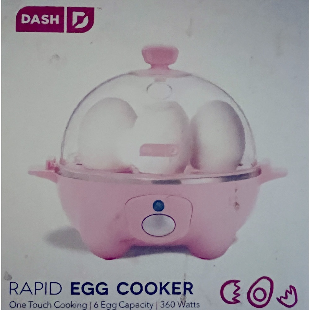 Like new egg cooker  bought for mom , I don’t think she ever used it.